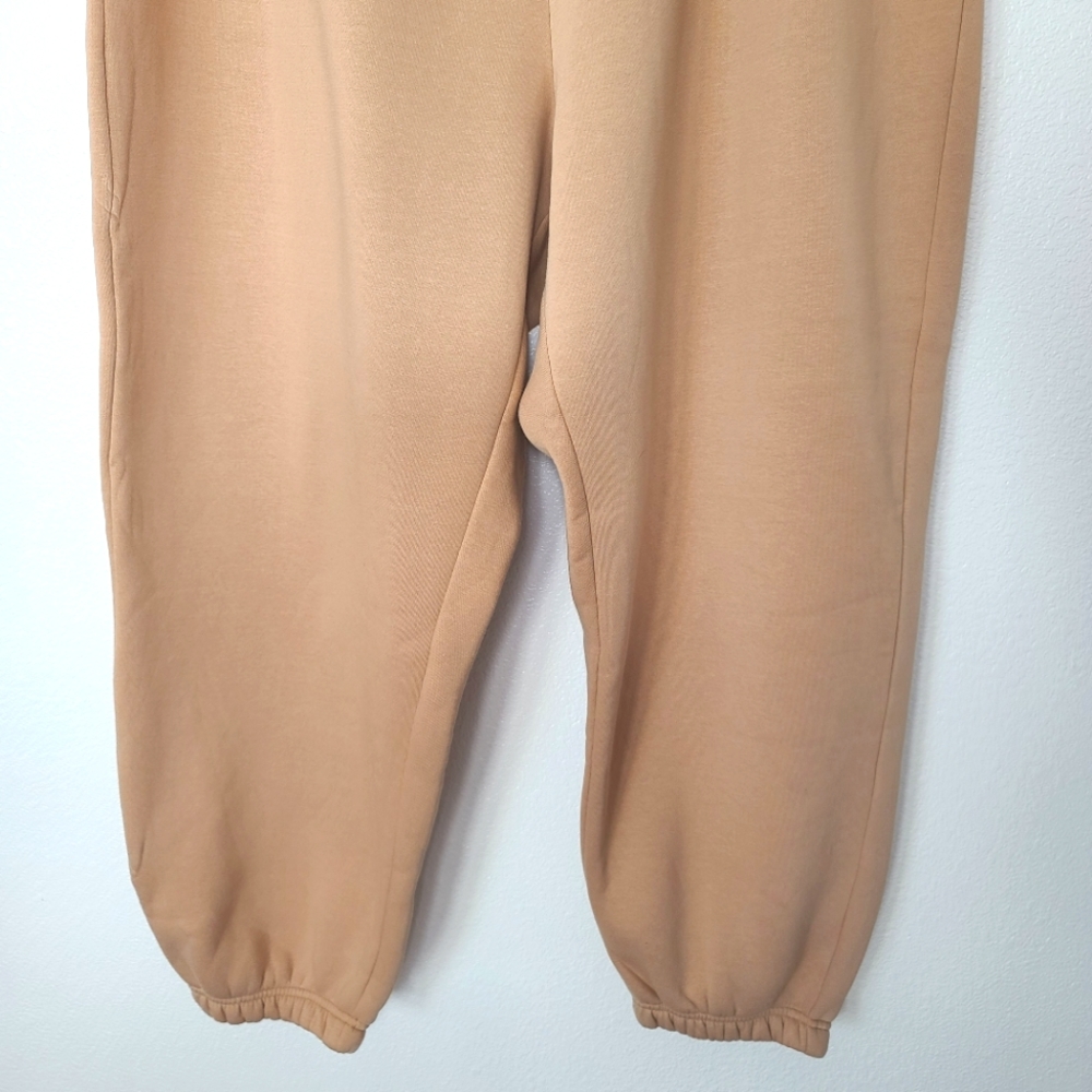 NIKE Sportswear Phoenix Fleece Plus Size Tracksuit Joggers Tan - Picture 5 of 9